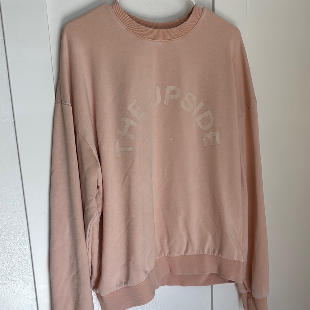 The Upside Blush Pink Crewneck sweatshirt